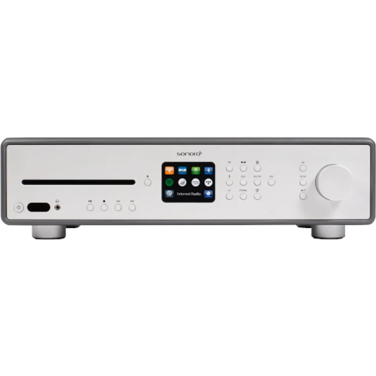 sonoroMAESTRO HiFi Receiver mit Internetradio & CD-Player in graphit – Bild 1