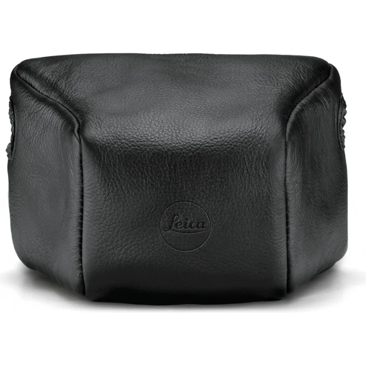 Leica Leder Pouch, schwarz, großes Vorderteil