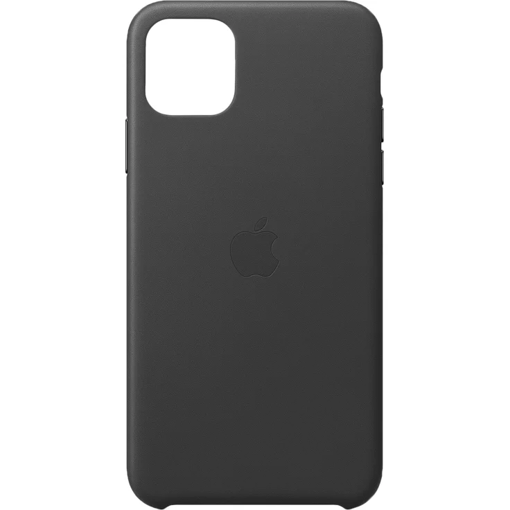 Apple Leder Case (für iPhone 11 Pro Max) - Schwarz – Bild 1