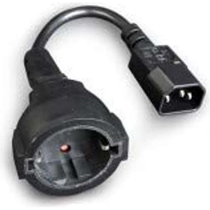 Gembird power adapter cord C14 male -> schuko female (PC-SFC14M-01)