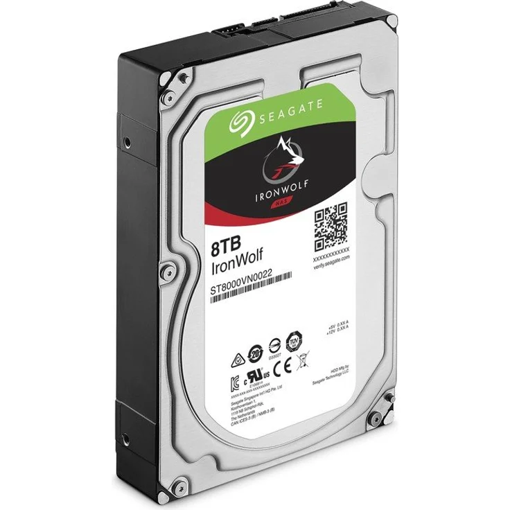 Seagate IronWolf ST8000VN004 - Festplatte - 8 TB - intern - 3.5 Zoll (8.9 cm) - SATA 6Gb/s - 7200 rpm - Puffer: 256 MB (ST8000VN004) – Bild 4