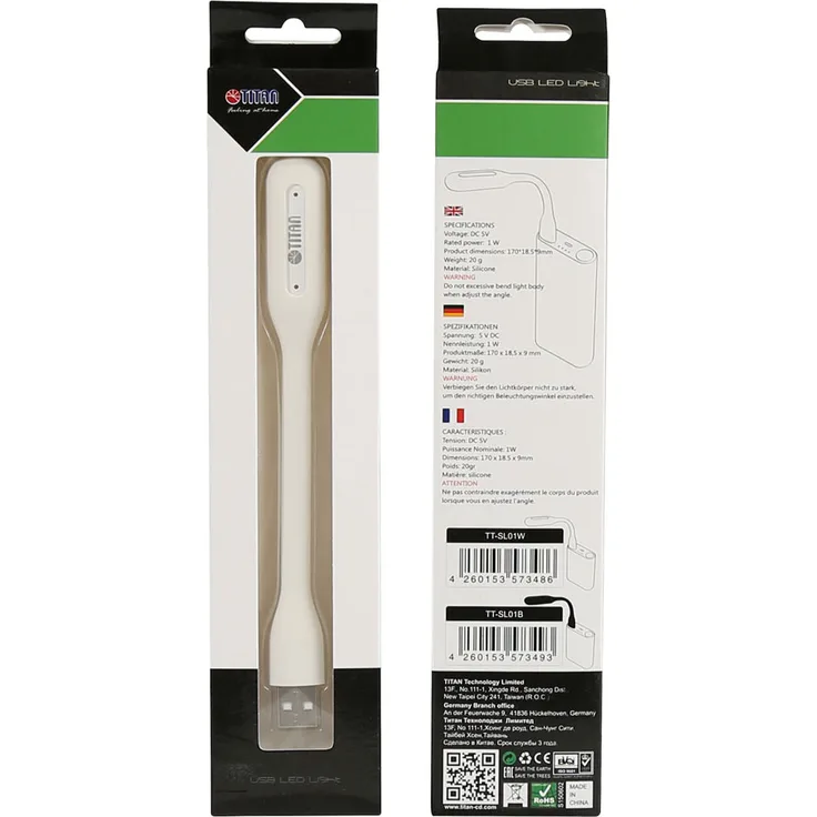 Titan TTL-SL01W USB LED-Lampe