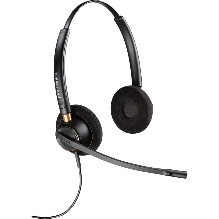 Plantronics Headset mit Kabel NA, schwarz