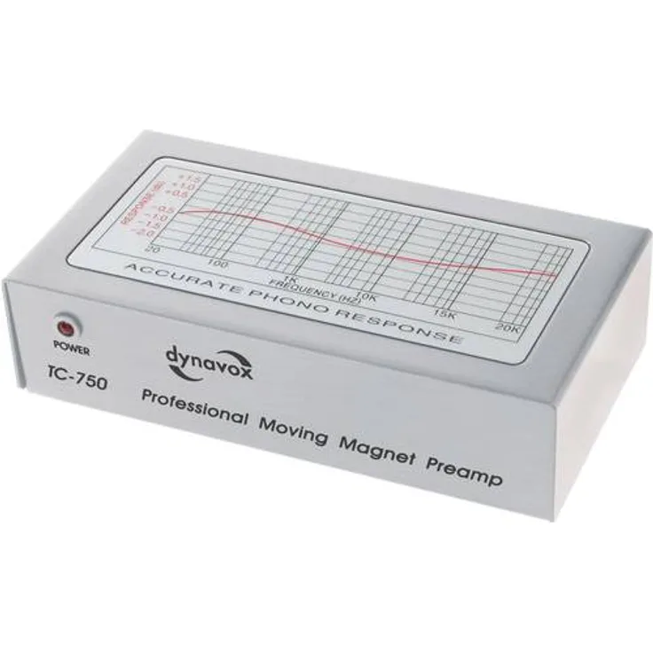 Vorverstärker Phono Dynavox MM Systeme TC 750 Silber