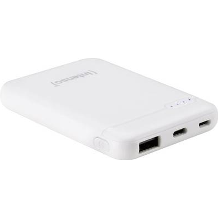 Intenso Powerbank XS 5000, externes Ladegerät (5000mAh, geeignet für Smartphone-Tablet PC-MP3 Player-Digitalkamera) weiß – Bild 1