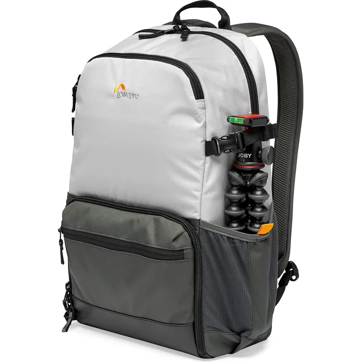Lowepro LP37238-PWW Truckee BP 250 LX Outdoor-Kamerarucksack, fasst 15-Zoll-Tablet, für Einstiegs-DSLR-spiegellose Kamera, Sony, Canon, Nikon, 1-2 Objektive, Gimbal, Drohne, DJI, Osmo, Mavic, hellgrau