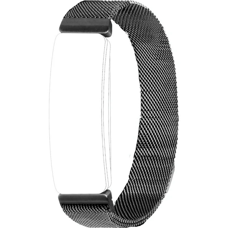 topp - Mesh Armband für Fitbit Inspire, Grau