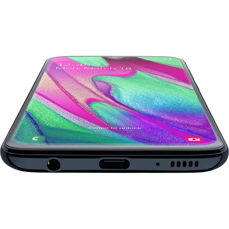 Samsung Galaxy A40 Smartphone 14,92cm (5,9 Zoll) Super AMOLED-Display, 64GB interner Speicher, 4GB RAM, Dual-SIM, Android, Black – Bild 5