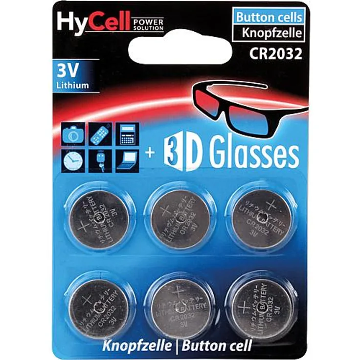 Lithium-Knopfzellen CR 2032 1516-0026