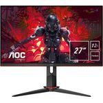 AOC 27G2U5/BK - 27 Zoll, Full HD (1920 x 1080), IPS-Panel, 75Hz, 1ms, 250cd/m²