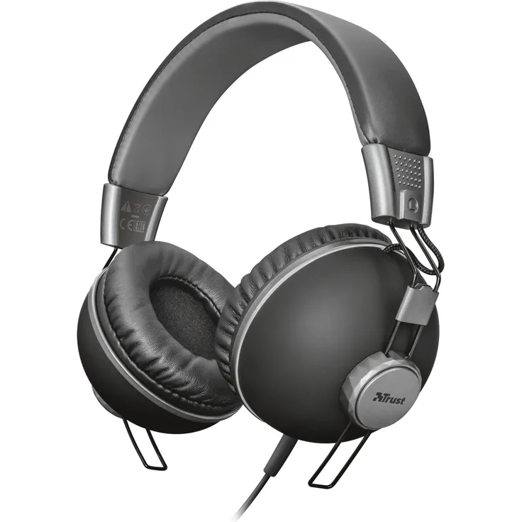 Trust Noma Kopfhörer (Geeignet für Smartphone und Tablet) Schwarz