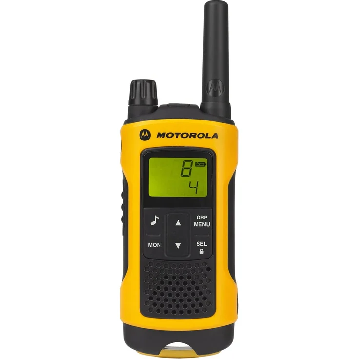 Motorola TLKR T80 Extreme, Walkie Talkie, schwarz, gelb – Bild 5
