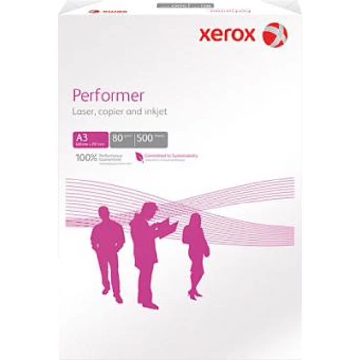Xerox 003R90569 Performer Multifunktionspapier 80 g-m² 500 Blatt pro Ries A3 1 Ries weiß - Preisvergleich – Bild 1