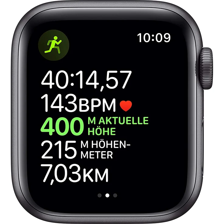 Apple Watch Series 5 Smartwatch GPS, Unisex, 40mm, Aluminiumgehäuse, Sportarmband, Space Grau – Bild 4