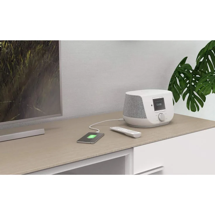 Hama DIR3300SBT Internetradio mit Bluetooth, WLAN, Wecker, TFT-Display, Wecker, weiß – Bild 5
