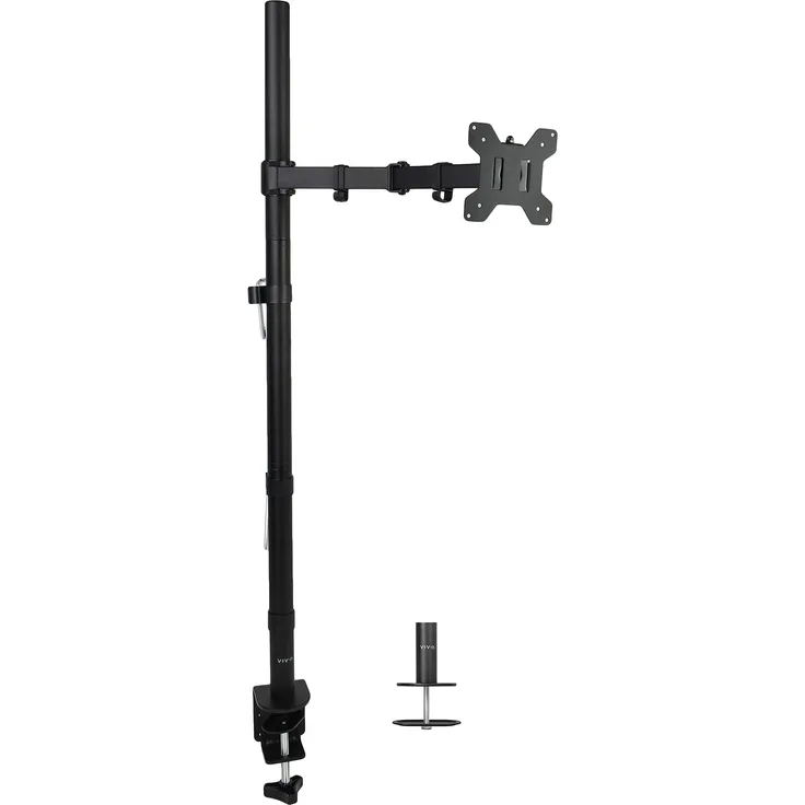 Vivo Tischhalterung für LCD-Bildschirme bis 68,6 cm (27 Zoll) Einzelner Monitor, stehend Schwarz