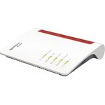 AVM Fritz!Box 6660 Cable (DOCSIS-3.1-Kabelmodem, 2x2 WLAN AX (Wi-Fi 6) mit 2.400 MBit-s (5 GHz) und 600 MBit-s (2,4 GHz), 1x 2,5 Gigabit-LAN-Port)