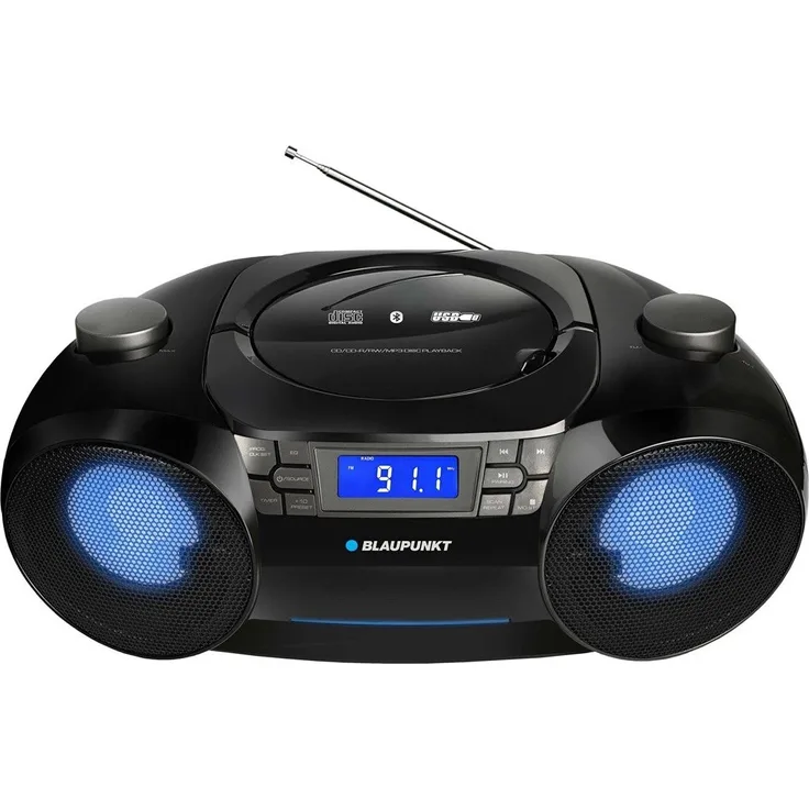 Blaupunkt Boombox BB31LED CD Player+Radio schwarz