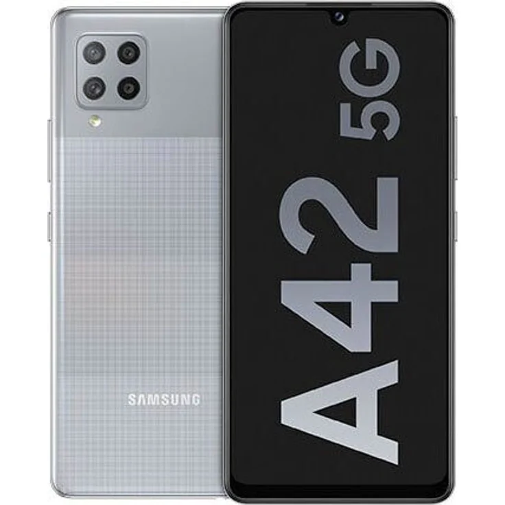 Samsung Galaxy A42 5G Smartphone 16,76cm (6,61 Zoll) SAMOLED-Display, 128GB interner Speicher, 4GB RAM, Android, Prism Dot Grey – Bild 1