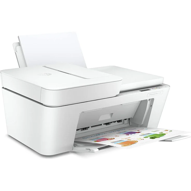 HP DeskJet Plus 4120 (4-in-1) Multifunktionsdrucker - (Thermal Inkjet) Farbe, Druckgeschwindigkeit: 8,5 s/w, 5,5 Farbe, Auflösung: 1200 x 1200, USB, WLAN, AirPrint, Mobile Print (3XV14B) – Bild 2