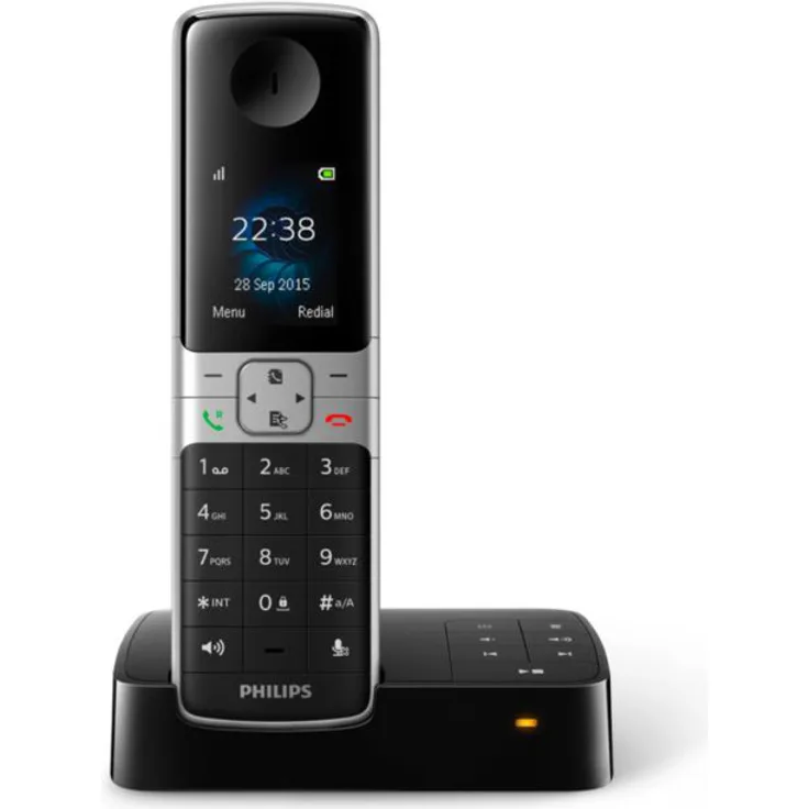 Philips D6351B/38 Analog-Telefon schwarz