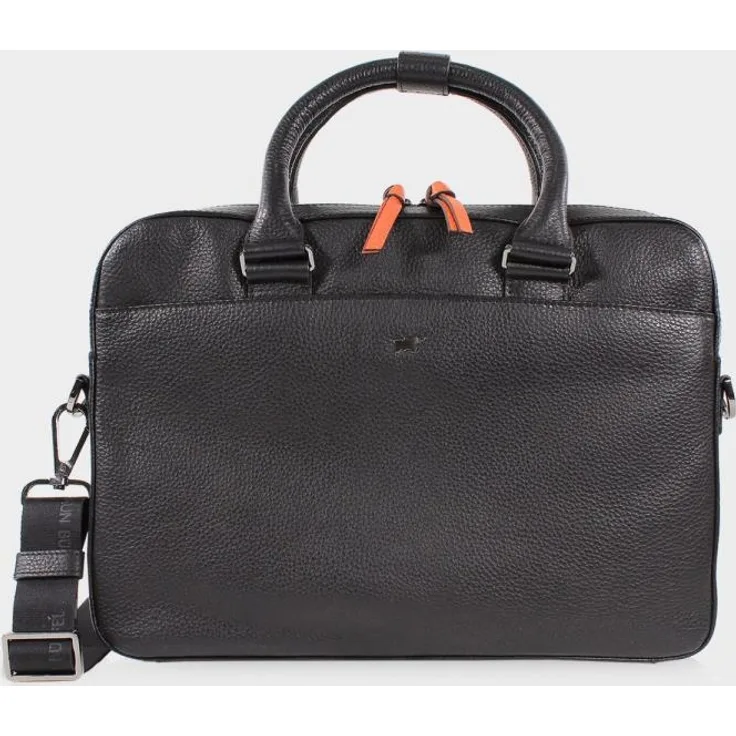 Braun Büffel Novara Leder Businesstasche Schwarz (26365-808-010)