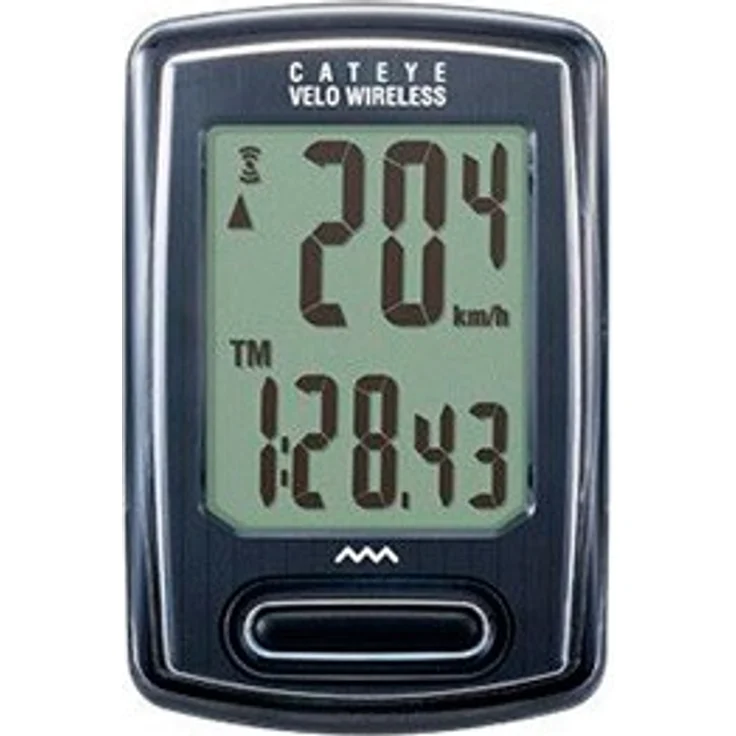 CatEye Velo Wireless-CC-VT230W Fahrradcomputer, Schwarz