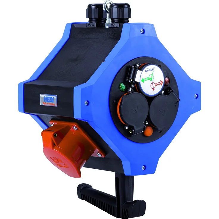 HEDI KVE602016 Energie-Hängeverteiler, 400 V, blau
