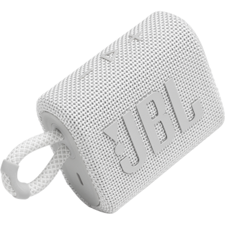 JBL GO 3 Tragbarer wasserdichter Bluetooth-Lautsprecher weiß Bluetooth-Lautsprecher, wasserdicht, weiß – Bild 6