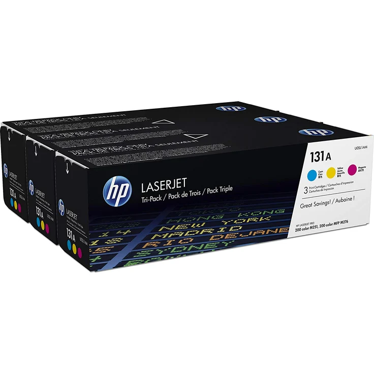 HP Toner 131A Color Pack (U0SL1AM) – Bild 1