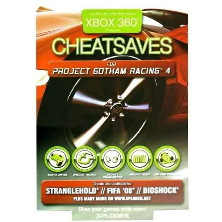 Blaze 148337 Xploder Project Gotham Racing 4 SE Cheat Saves