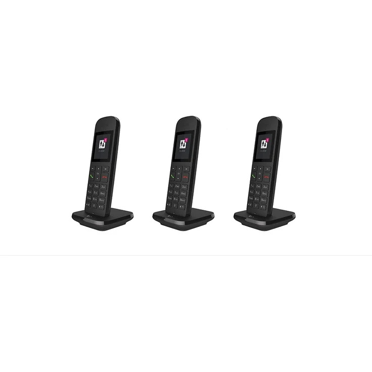 Telekom Speedphone 12 Trio (Zusätzliches Mobilteil DECT Telefon), schwarz – Bild 2