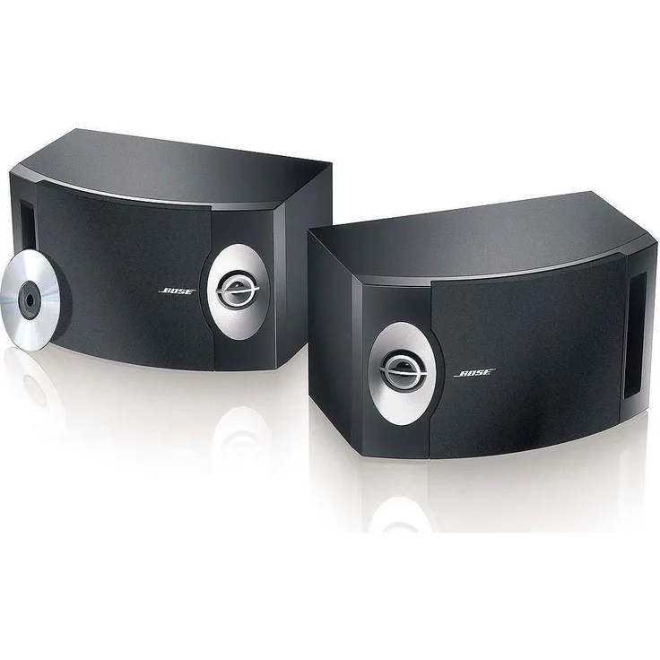 Bose 301 Direct-Reflecting Lautsprecher mit Stereo Targeting Tweeters (bis 150 Watt, 1-Paar) schwarz Regallautsprecher - 150 Watt - schwarz