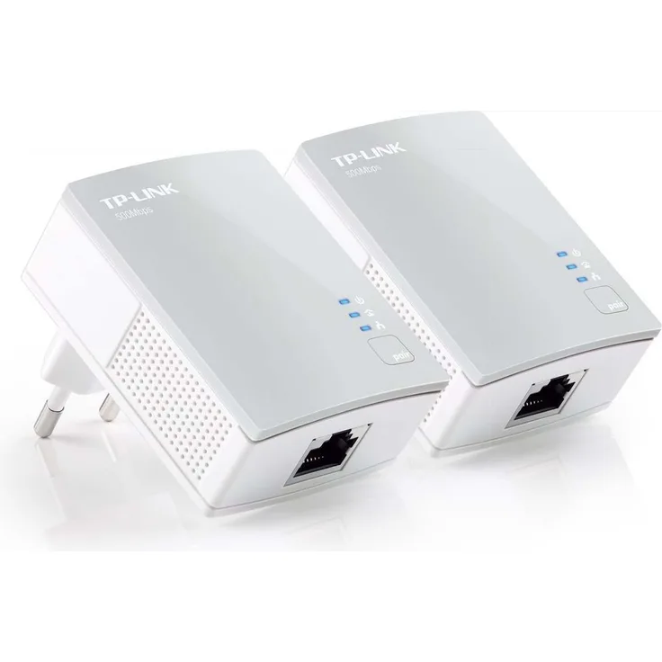 TP-Link TL-PA4010 KIT Powerline Adapter (600Mbit-s Powerline, 1x10-100Mbit-s-Ethernet-Port, energiesparend, kompatibel zu allen gängigen Powerline Adaptern) weiß