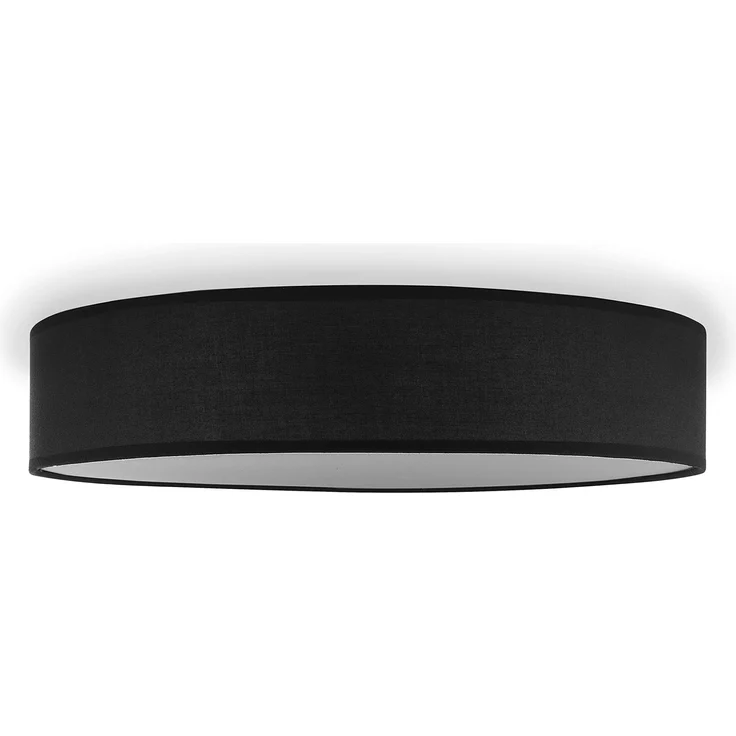 Smartwares IDE-60044 Deckenleuchte- Textilschirm, 50 cm, 4 x E27, Schwarz
