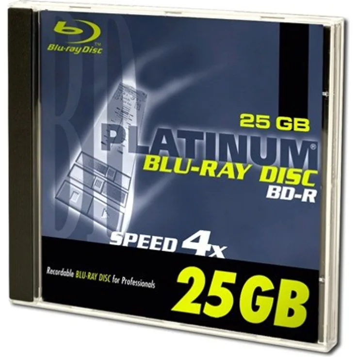 Platinum BD-R 25GB 2x, 1er Jewelcase (100450)