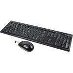 LogiLink Combo Set with Autolink - Tastatur-und-Maus-Set - kabellos - 2.4 GHz - QWERTZ (ID0104)