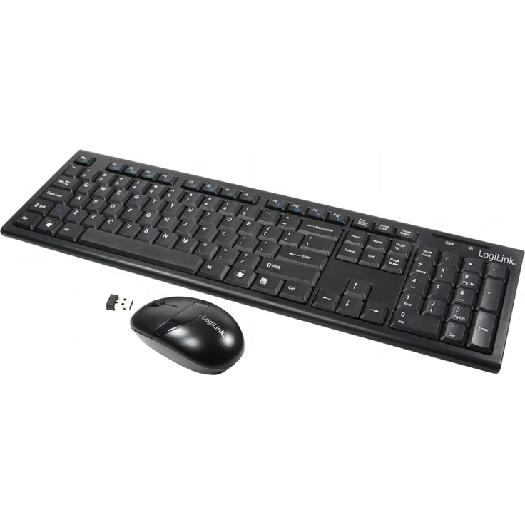 LogiLink Combo Set with Autolink - Tastatur-und-Maus-Set - kabellos - 2.4 GHz - QWERTZ (ID0104) – Bild 1