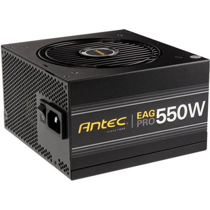 Antec ea550g pro-ec 550 W ATX schwarz Einheit Netzteil Energie – Einheiten Netzteil Energie (550 W, 100 – 240, 50 – 60, aktiv, 110 W, 504 W)