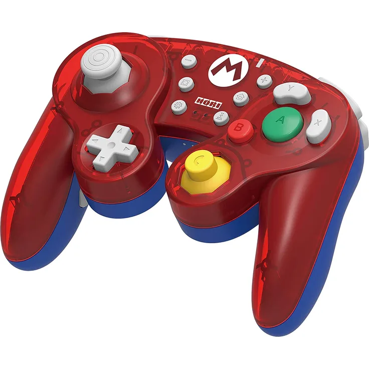 HORI Wireless Battle Pad Mario Rot, Blau (NSW-273U) (Switch)