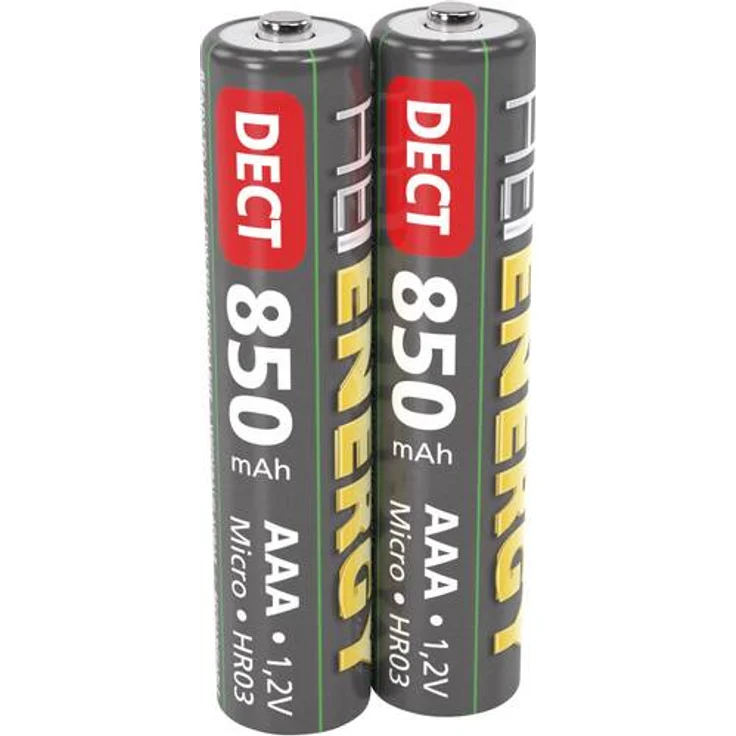 Heitec Micro (AAA)-Akku NiMH 850 mAh 1.2V 1St. – Bild 1
