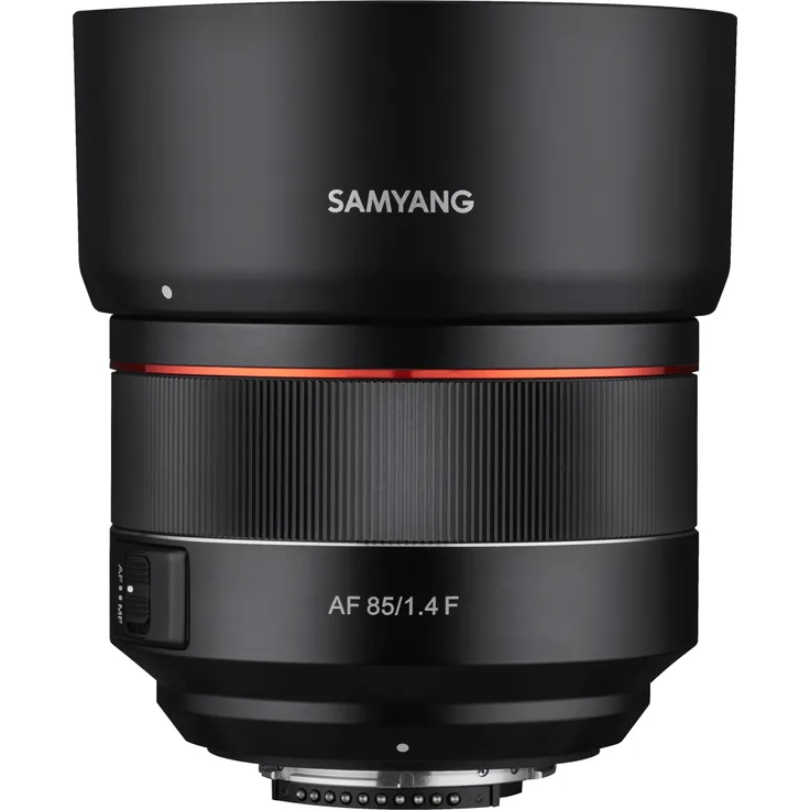 Samyang AF 85mm F1.4 F für Nikon F - 85mm Festbrennweite Autofokus Vollformat Objektiv für Nikon Spiegellose und Spiegelreflex DSLR Vollformat und APS-C Kameras mit Nikon F Mount, 77mm Filtergewinde