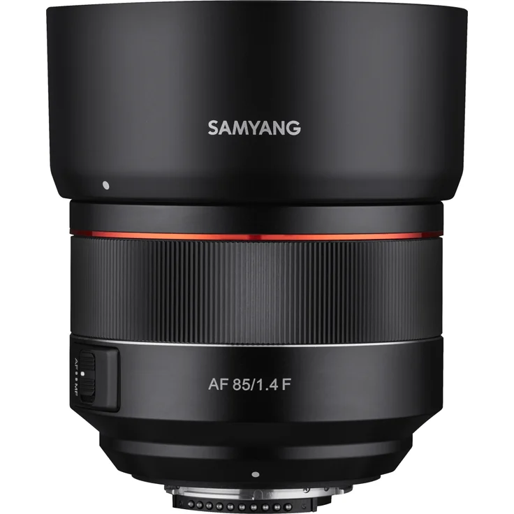 Samyang AF 85mm F1.4 F für Nikon F - 85mm Festbrennweite Autofokus Vollformat Objektiv für Nikon Spiegellose und Spiegelreflex DSLR Vollformat und APS-C Kameras mit Nikon F Mount, 77mm Filtergewinde – Bild 1