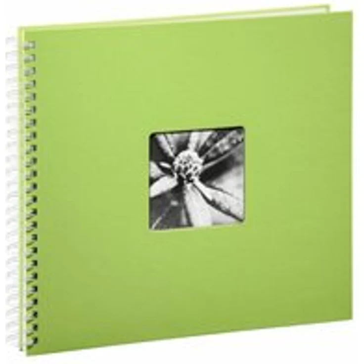 Hama Jumbo Fotoalbum, 36 x 32 cm, 50 weiße Seiten, 25 Blatt, mit Ausschnitt für Bildeinschub, Fotobuch kiwi - Preisvergleich – Bild 1