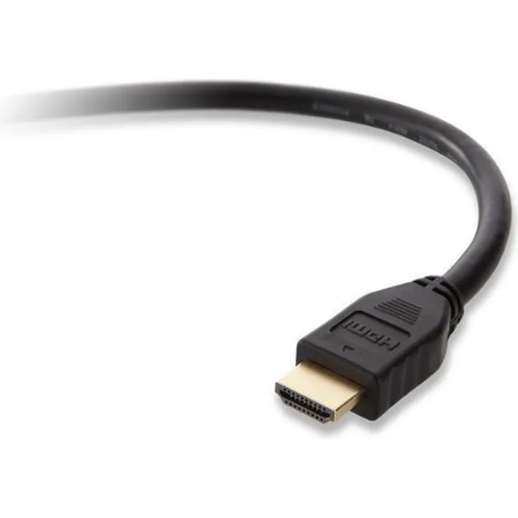 Belkin HDMI Type A, M-M, 3m - HDMI-Kabel (M-M, 3m, 3 m, HDMI Typ A (Standard), HDMI Typ A (Standard), Schwarz)
