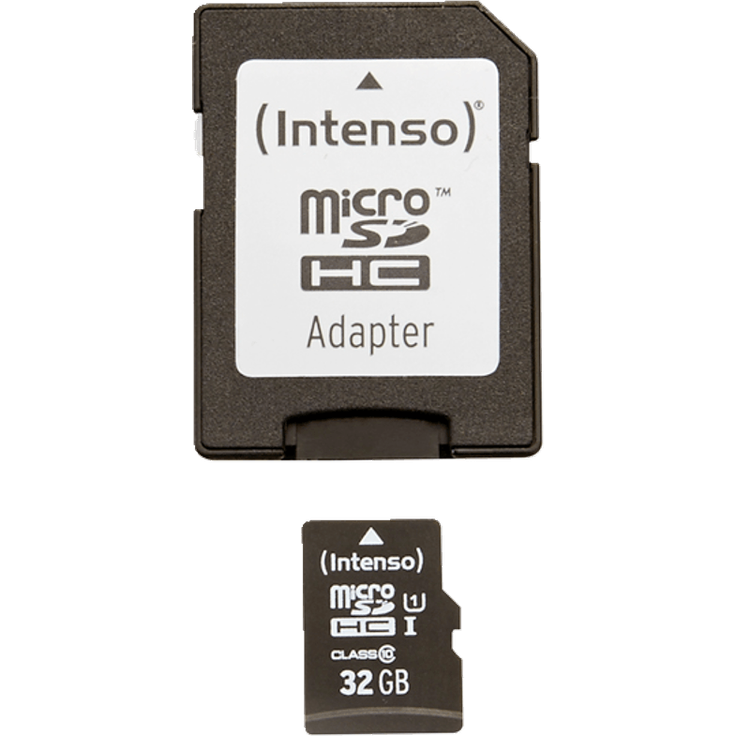 Intenso Micro SDHC 32GB Class 10 Speicherkarte inkl. SD-Adapter (UHS-I)