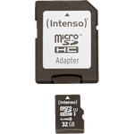 Intenso Micro SDHC 32GB Class 10 Speicherkarte inkl. SD-Adapter (UHS-I)