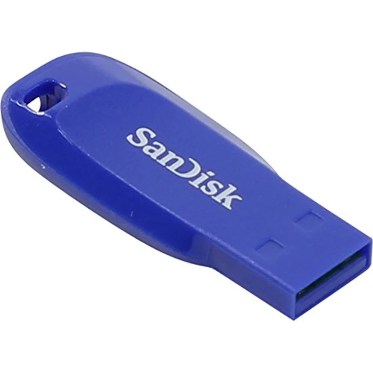 SanDisk SDCZ50C-032G-B35BE 32GB Cruzer Blade USB 2.0 Stick elektrisches blau – Bild 1