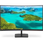 Philips 241E1SCA 59 cm (23,6 Zoll) Curved Monitor (VGA, HDMI, 4 ms Reaktionszeit, 1920 x 1080, 75 Hz, FreeSync) schwarz