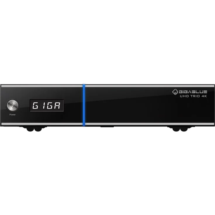 GigaBlue UHD Trio 4K, UHD-GB-004, DVB-S/S2, DVB-C, DVB-T/T2, HDMI, EPG, Aufnahmefunktion, schwarz – Bild 2